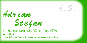 adrian stefan business card